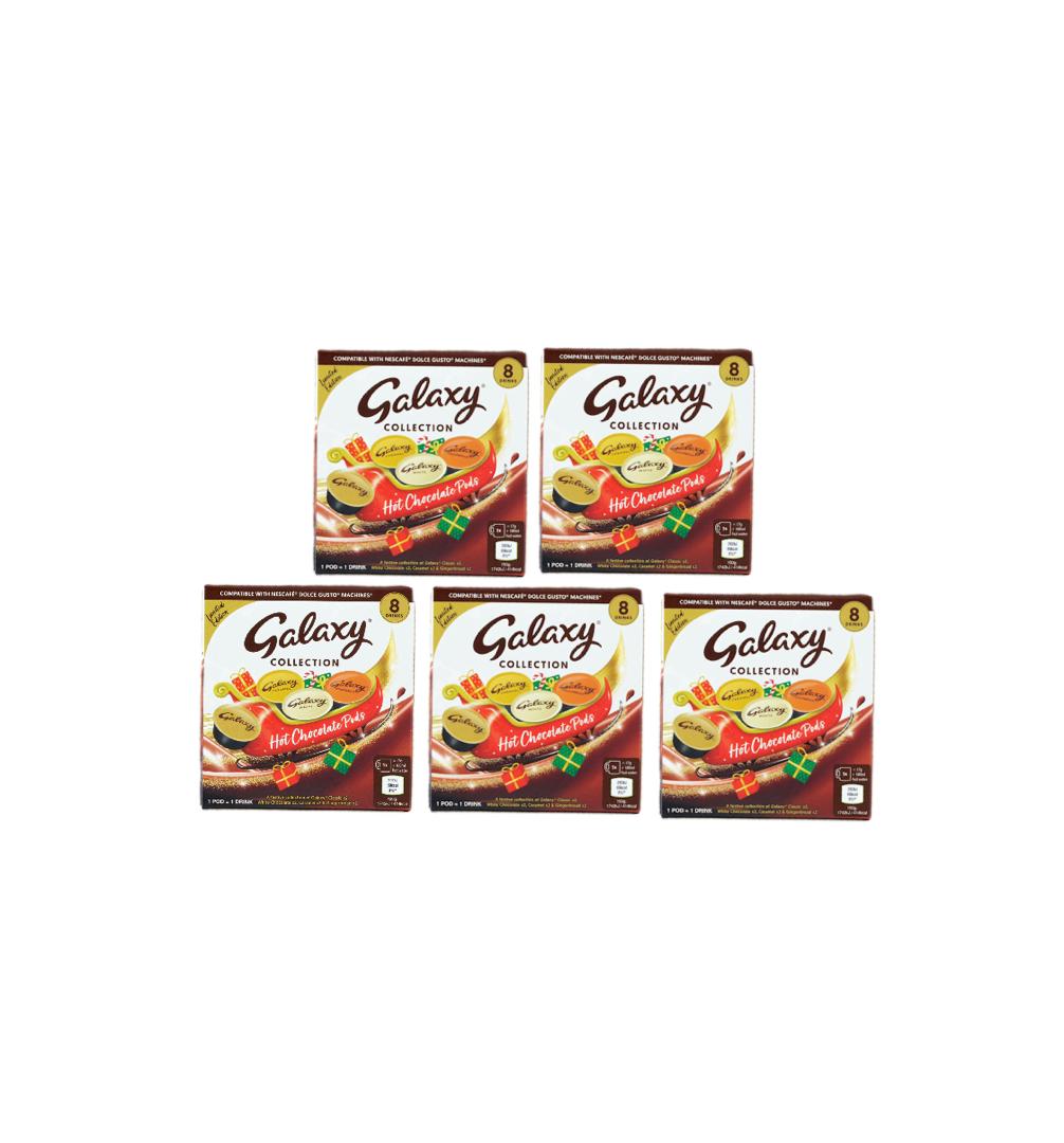 Galaxy Collection Hot Chocolate Capsules Dolce Gusto Compatible 5 Packs | UK