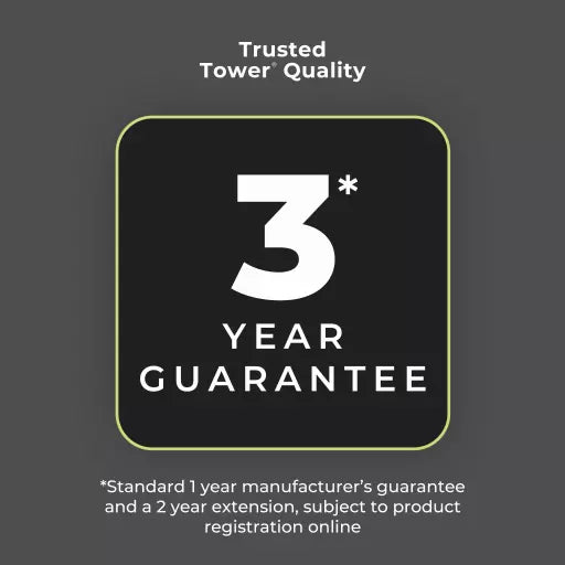 Tower Elite T17195 three year guarantee