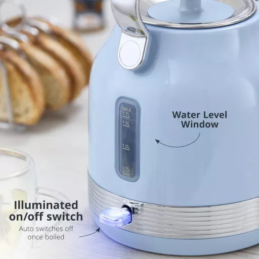 Swan Retro Traditional SK14631BLU – water level window and illuminated switch