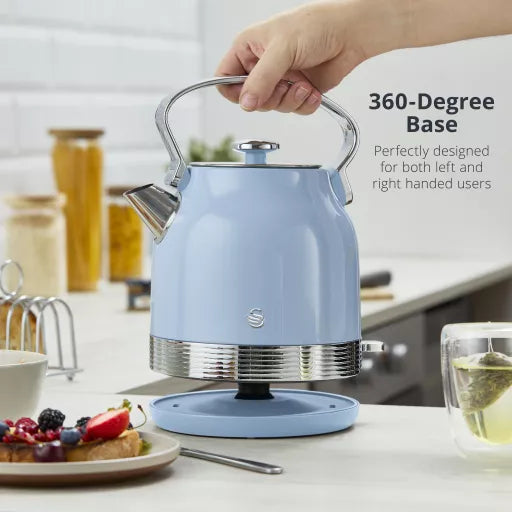 Swan Retro Traditional SK14631BLU – 360 degree cordless base