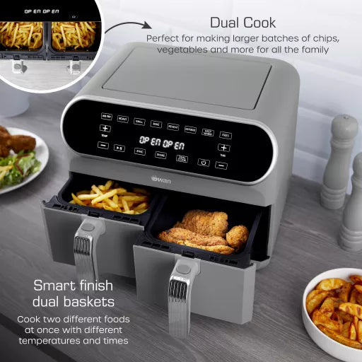 Swan Retro SD10519GR dual cook smart finish