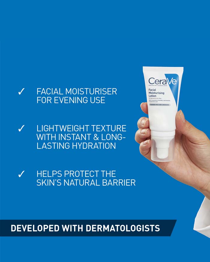 CeraVe PM Facial Moisturizing Lotion