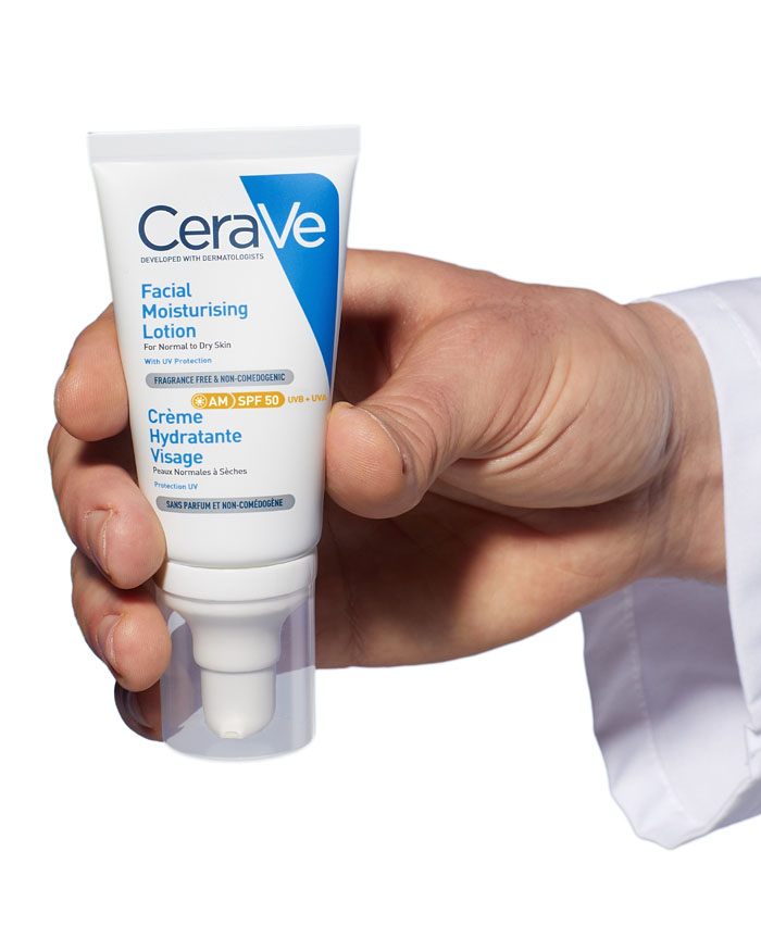 Cerave SPF 50 AM Facial Moisturising Lotion | CeraVe UK
