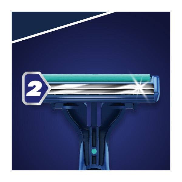 Gillette Blue II Plus Slalom Disposables 8s