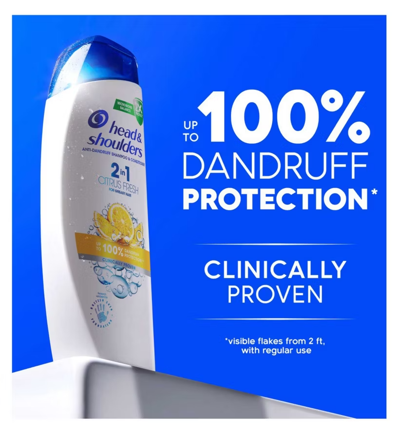 Head & Shoulders Citrus Fresh 2-in-1 Shampoo 330ml