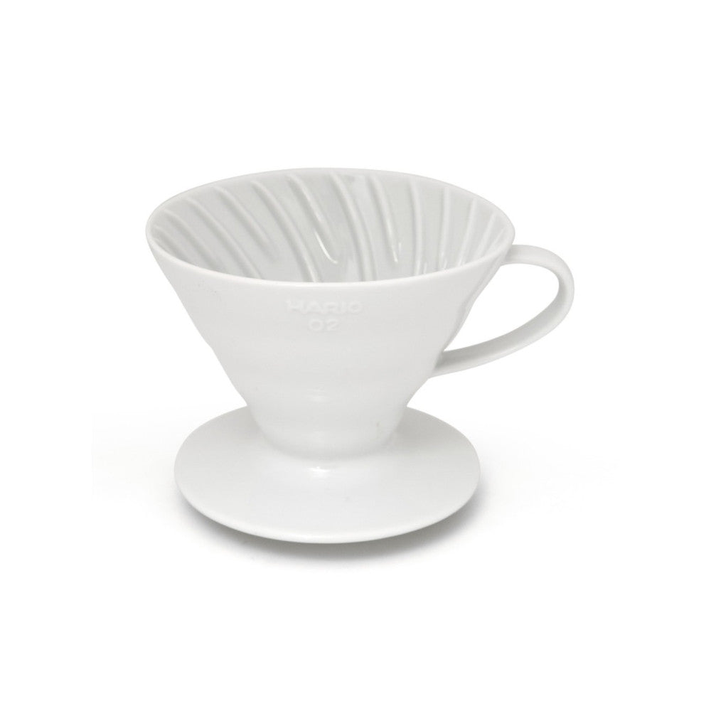 Hario V60-02 Ceramic Coffee Dripper - White