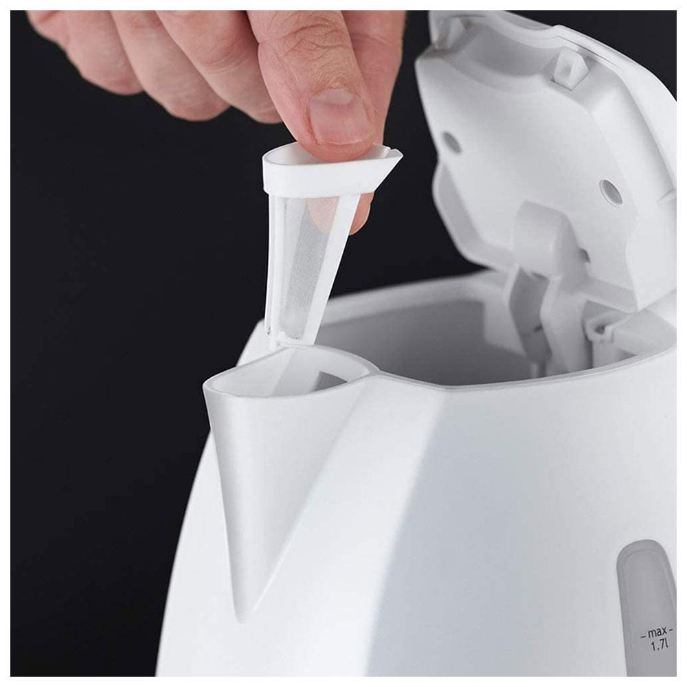 Textures Plastic Kettle - White 1.7L
