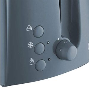 Textures 2 Slice Grey Toaster