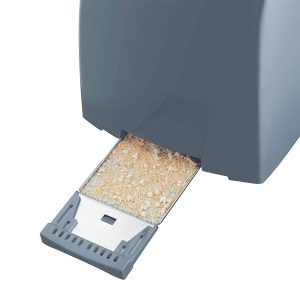 Textures 2 Slice Grey Toaster