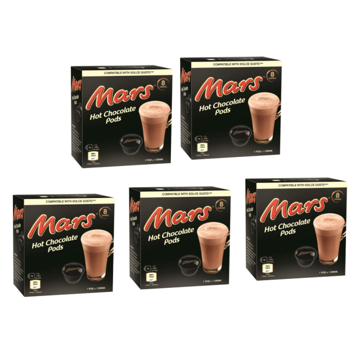 Mars Hot Chocolate Capsules Dolce Gusto Compatible 5 Packs | UK