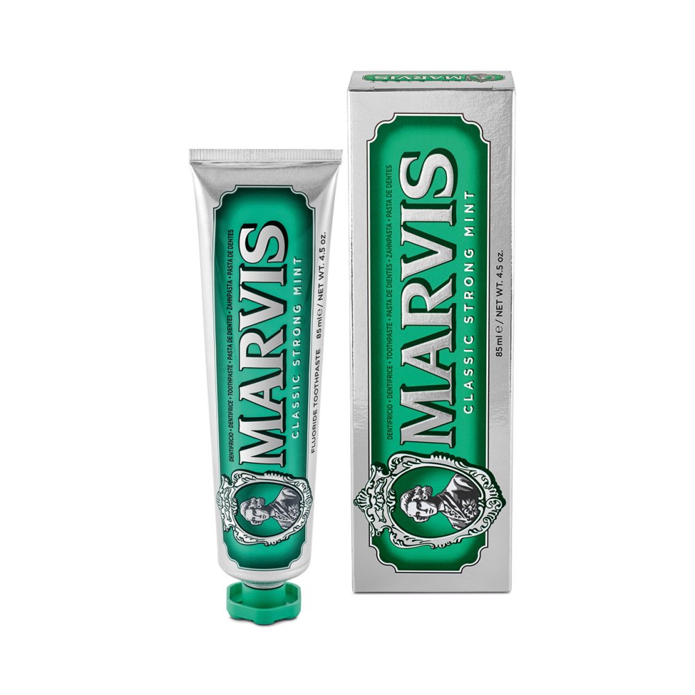 Marvis Classic Strong Mint Toothpaste 85ml - iconic Italian toothpaste