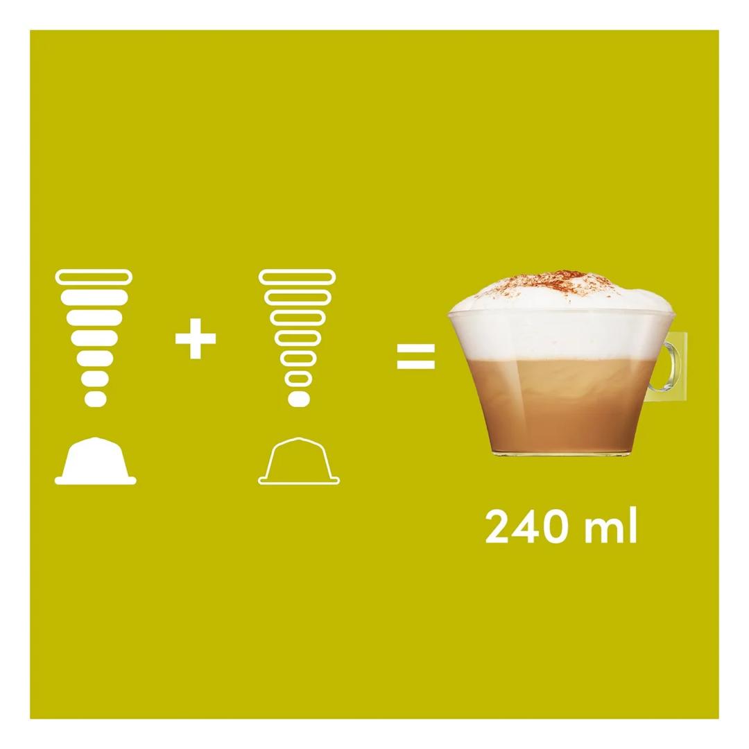 NESCAFE Dolce Gusto Cappuccino Coffee Pods 8 Drinks , Pack of 16