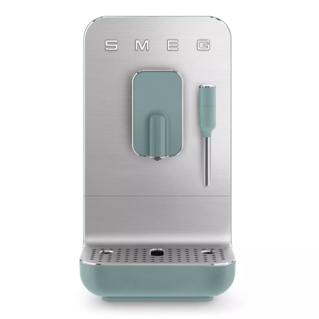 Smeg BCC12EGMUK Bean to Cup Coffee Machine with Milk Frother – Matte Emerald Green