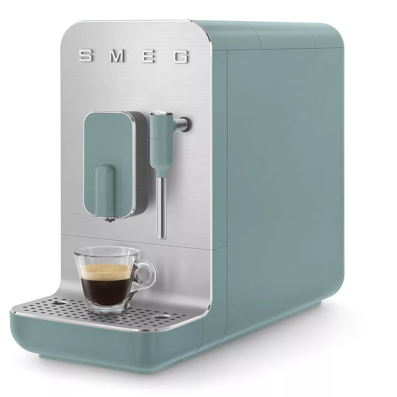 Smeg BCC12EGMUK Matte Emerald Green – side view
