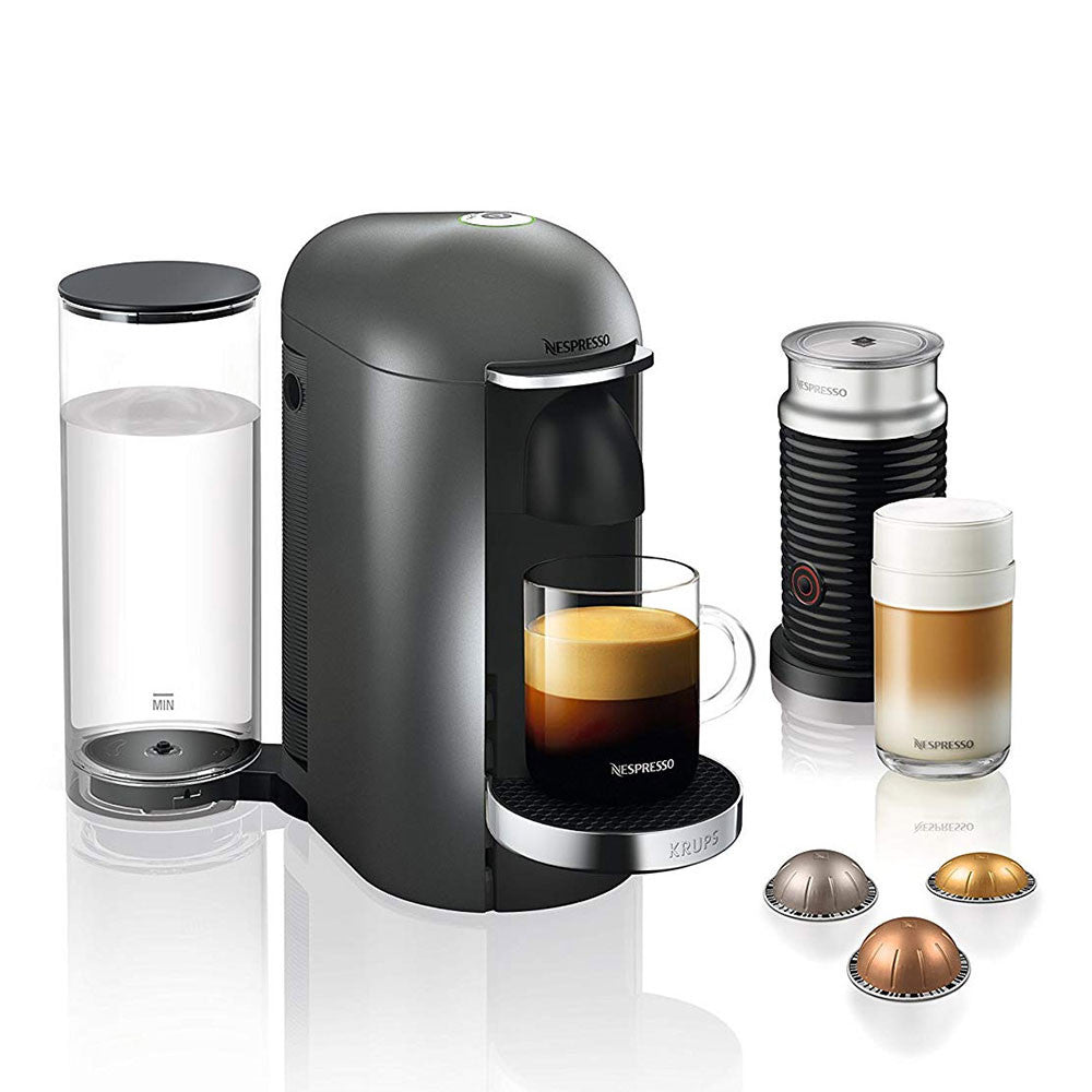 Nespresso Vertuo Plus XN902T40 Coffee Pod Machine + Aeroccino Milk Frother