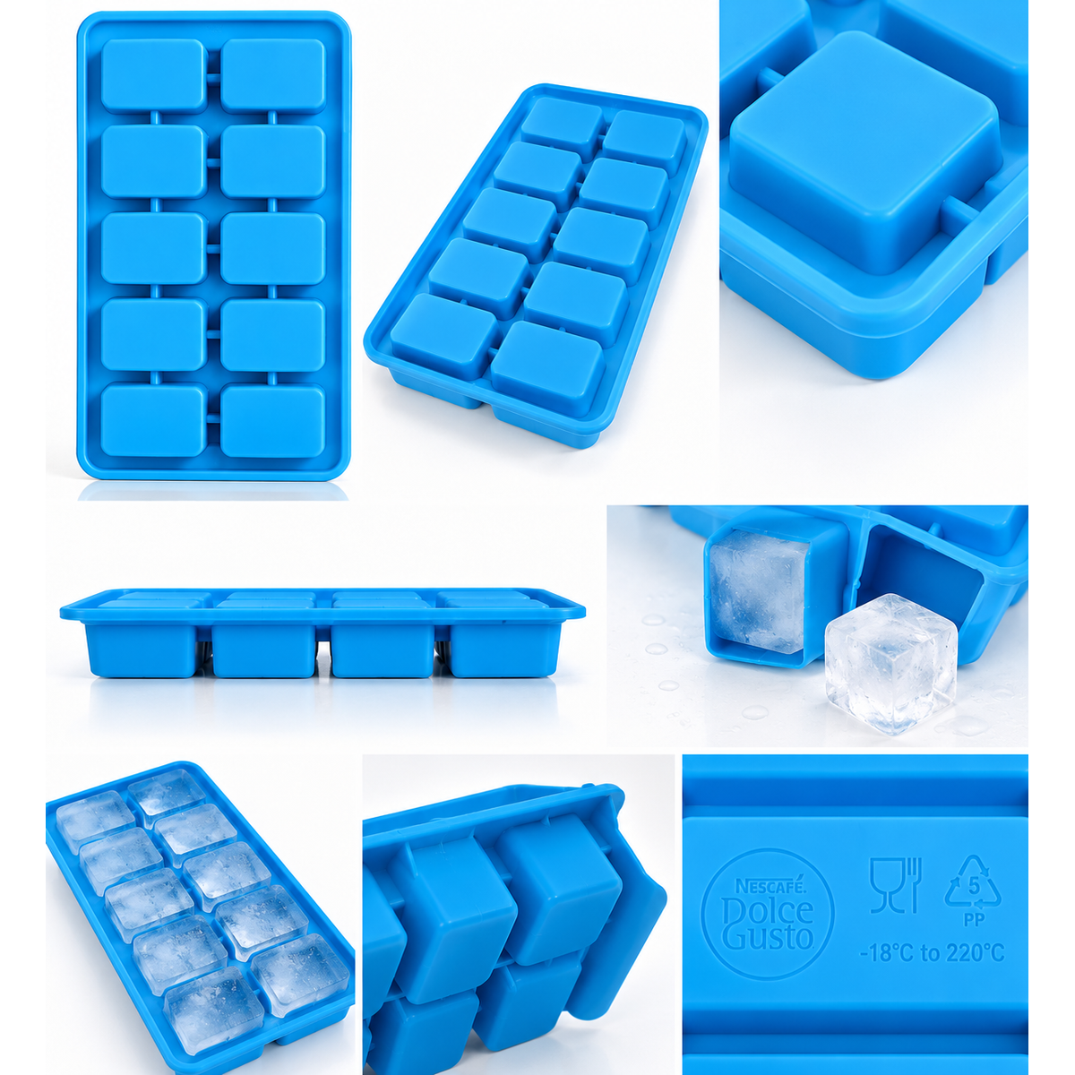 Nescafé Dolce Gusto Silicone Ice Cube Tray Blue product view
