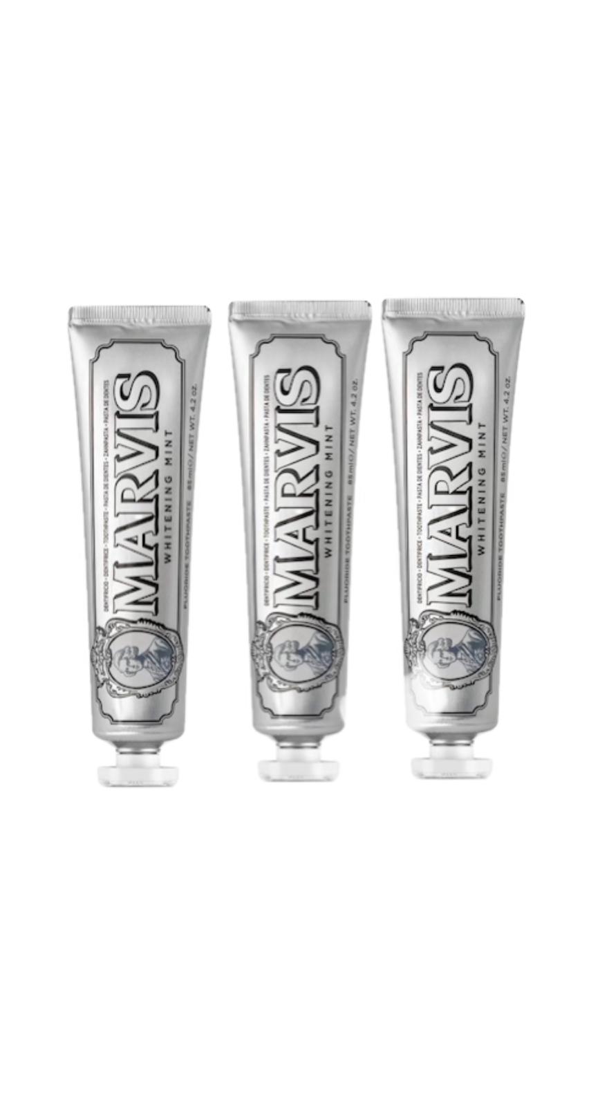 Marvis Whitening Mint Toothpaste 3-pack bundle (3x85ml) - Italian whitening formula