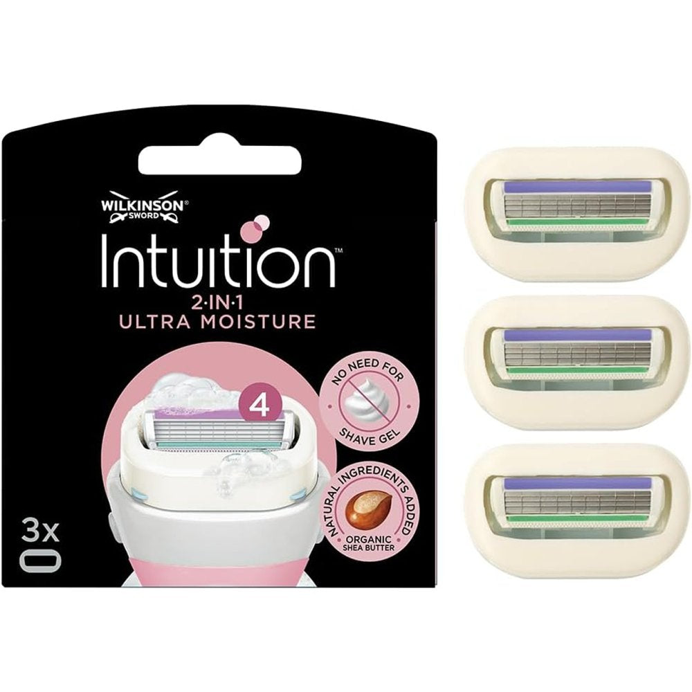 Wilkinson Sword Intuition 2in1 Ultra Moisture Razor Blades 3 Pack | UK